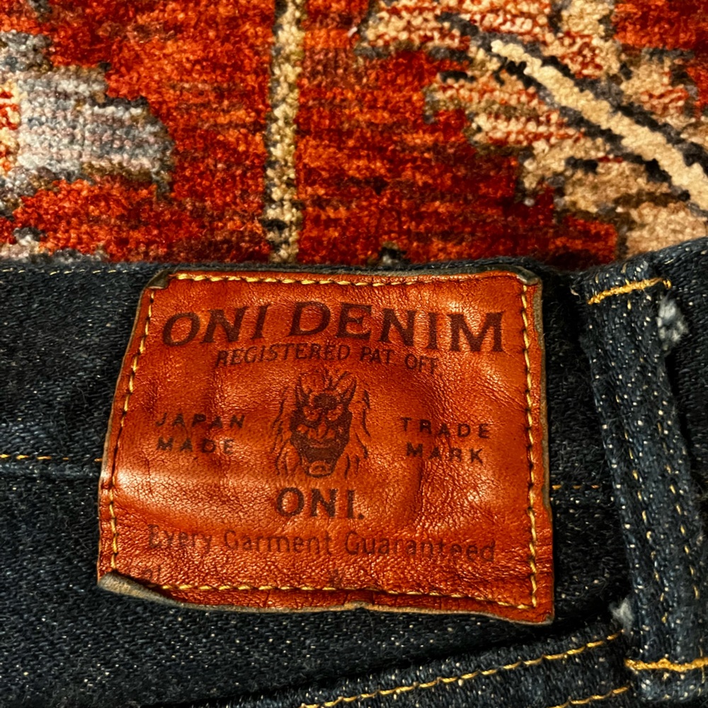 ONI DENIM 622ZR-KAB "SECRET DENIM KABUKI SELVEDGE" 20OZ RELAXED TAPERED JEANS